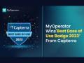 MyOperator Cloud Call Center Software Receives Best Ease of Use 2023 Badge from Capterra - Hindi News | MyOperator Cloud Call Center Software Receives Best Ease of Use 2023 Badge from Capterra | Latest business News at Lokmattimes.com