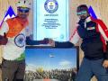 Jay Patel & Vishwaraj Jadeja Paid Tribute to Indian Soldiers at the World’s Highest Motorable Road - Hindi News | Jay Patel & Vishwaraj Jadeja Paid Tribute to Indian Soldiers at the World’s Highest Motorable Road | Latest business News at Lokmattimes.com
