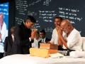 British PM Rishi Sunak Visits Morari Bapu’s Ram Katha At Cambridge University - Hindi News | British PM Rishi Sunak Visits Morari Bapu’s Ram Katha At Cambridge University | Latest business News at Lokmattimes.com