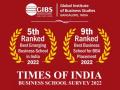 GIBS shines again as the 5th Best Emerging Business School and the 9th Best for BBA placement in India by the Times of India B-School Survey 2022 - Hindi News | GIBS shines again as the 5th Best Emerging Business School and the 9th Best for BBA placement in India by the Times of India B-School Survey 2022 | Latest business News at Lokmattimes.com