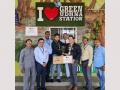 Greenman Viral Desai received India Book of Records for green Udhna railway station - Hindi News | Greenman Viral Desai received India Book of Records for green Udhna railway station | Latest business News at Lokmattimes.com