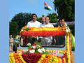 Patlolla Manjusree Jaipal Reddy leads the Integration parade of Sangareddy District, Telangana - Hindi News | Patlolla Manjusree Jaipal Reddy leads the Integration parade of Sangareddy District, Telangana | Latest business News at Lokmattimes.com