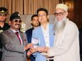 Mustafa Yusufali Gom honored by Governor of West Bengal - Hindi News | Mustafa Yusufali Gom honored by Governor of West Bengal | Latest business News at Lokmattimes.com