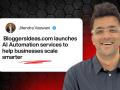 Jitendra Vaswani’s BloggersIdeas launches AI Automation services to help businesses scale smarter - Hindi News | Jitendra Vaswani’s BloggersIdeas launches AI Automation services to help businesses scale smarter | Latest business News at Lokmattimes.com
