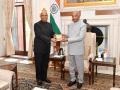IAS officer Siva Prasad Presents his new book on Bhagavad Gita to Honourable President - Hindi News | IAS officer Siva Prasad Presents his new book on Bhagavad Gita to Honourable President | Latest business News at Lokmattimes.com