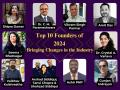 Top 10 Founders of 2024 Bringing Change in the Industry - Hindi News | Top 10 Founders of 2024 Bringing Change in the Industry | Latest business News at Lokmattimes.com