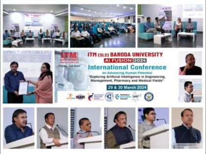 ITM SLS Baroda University Leads AI Fusion 2024 International Conference with ISRO (SAC) and DRDO Pune | ITM SLS Baroda University Leads AI Fusion 2024 International Conference with ISRO (SAC) and DRDO Pune ITM SLS Baroda University Leads AI Fusion 2024 International Conference with ISRO (SAC) and DRDO Pune | ITM SLS Baroda University Leads AI Fusion 2024 International Conference with ISRO (SAC) and DRDO Pune