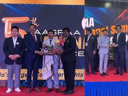 AASRAA’s Prestigious Honor: Real Vision Homes Chairman, Dr. Srinivas Naik Dharavath, Named Visionary Leader Icon 2023 | AASRAA’s Prestigious Honor: Real Vision Homes Chairman, Dr. Srinivas Naik Dharavath, Named Visionary Leader Icon 2023