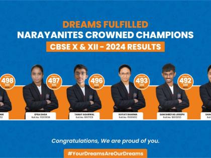 Narayana Fulfils Dreams: Celebrating Outstanding Results in 10th and 12th CBSE Board Exams | Narayana Fulfils Dreams: Celebrating Outstanding Results in 10th and 12th CBSE Board Exams