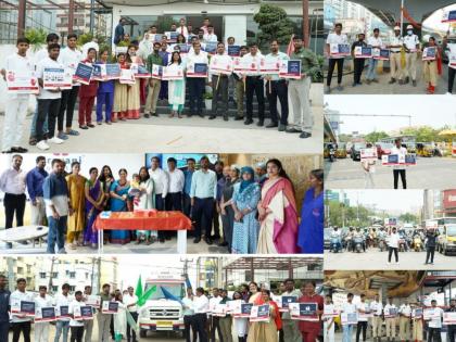 Innovative Campaign on Healthy Lifestyle by Sravani Hospitals On world Health Day | Innovative Campaign on Healthy Lifestyle by Sravani Hospitals On world Health Day