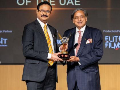 Masala King Dr. Dhananjay Datar Honored with Icon of Dubai Award | Masala King Dr. Dhananjay Datar Honored with Icon of Dubai Award