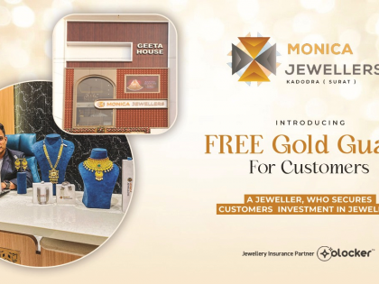 “Monica Jewellers partners OLocker and Introduces ‘Gold Guard’ Program: FREE JEWELLERY INSURANCE for Customer’s!” | “Monica Jewellers partners OLocker and Introduces ‘Gold Guard’ Program: FREE JEWELLERY INSURANCE for Customer’s!” “Monica Jewellers partners OLocker and Introduces ‘Gold Guard’ Program: FREE JEWELLERY INSURANCE for Customer’s!” | “Monica Jewellers partners OLocker and Introduces ‘Gold Guard’ Program: FREE JEWELLERY INSURANCE for Customer’s!”