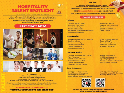 HospitalityNews Presents: Your Talent, Our Stage – Enter the Limelight Now | HospitalityNews Presents: Your Talent, Our Stage – Enter the Limelight Now