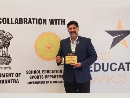 Star Education Award 2023 was bestowed to Dr.Dinesh Sabnis by ESFE in Collaboration with School Education & Sports Department, Government of Maharashtra | Star Education Award 2023 was bestowed to Dr.Dinesh Sabnis by ESFE in Collaboration with School Education & Sports Department, Government of Maharashtra Star Education Award 2023 was bestowed to Dr.Dinesh Sabnis by ESFE in Collaboration with School Education & Sports Department, Government of Maharashtra | Star Education Award 2023 was bestowed to Dr.Dinesh Sabnis by ESFE in Collaboration with School Education & Sports Department, Government of Maharashtra