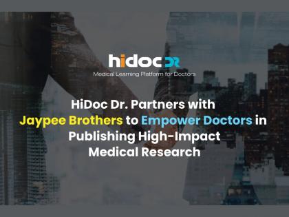 HiDoc Dr. Partners with Jaypee Brothers to Empower Doctors in Publishing High-Impact Medical Research | HiDoc Dr. Partners with Jaypee Brothers to Empower Doctors in Publishing High-Impact Medical Research