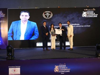 Lords Mark Industries Limited receives Most Inspirational Leader Award at The Indian Brand and Leadership Conclave 2024 | Lords Mark Industries Limited receives Most Inspirational Leader Award at The Indian Brand and Leadership Conclave 2024