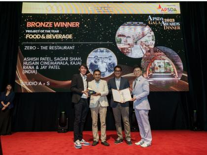 “Zero – The Restaurant” by Studio A+S Clinches Bronze at Prestigious APSDA Awards | “Zero – The Restaurant” by Studio A+S Clinches Bronze at Prestigious APSDA Awards