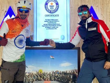 Jay Patel & Vishwaraj Jadeja Paid Tribute to Indian Soldiers at the World’s Highest Motorable Road | Jay Patel & Vishwaraj Jadeja Paid Tribute to Indian Soldiers at the World’s Highest Motorable Road Jay Patel & Vishwaraj Jadeja Paid Tribute to Indian Soldiers at the World’s Highest Motorable Road | Jay Patel & Vishwaraj Jadeja Paid Tribute to Indian Soldiers at the World’s Highest Motorable Road