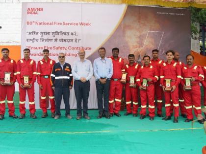 AM/NS India organises several events, competitions to commemorate National Fire Service Day | AM/NS India organises several events, competitions to commemorate National Fire Service Day
