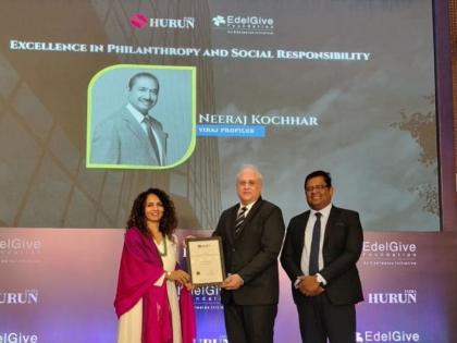 Mr. Neeraj Raja Kochhar, CMD Viraj Profiles pvt Limited, honoured at the India Philanthropy Awards 2024 | Mr. Neeraj Raja Kochhar, CMD Viraj Profiles pvt Limited, honoured at the India Philanthropy Awards 2024