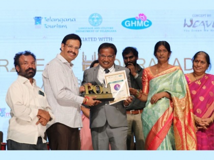 Venkateswarulu Jayavarapu, Managing Director of Vasantha Logistics, Wins Prestigious Pride of Hyderabad Award | Venkateswarulu Jayavarapu, Managing Director of Vasantha Logistics, Wins Prestigious Pride of Hyderabad Award