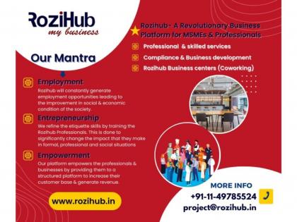 RoziHub: A Revolutionary Marketplace Platform For Professionals And MSMEs | RoziHub: A Revolutionary Marketplace Platform For Professionals And MSMEs