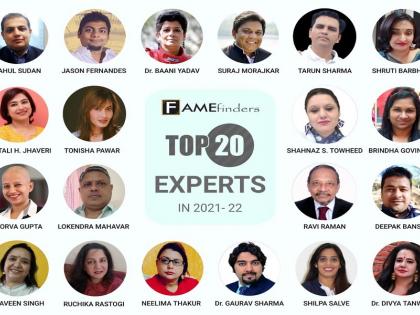 Top 20 Industry Experts of the year 2021-22 unveiled in virtual award ceremony conducted by Fame Finders | Top 20 Industry Experts of the year 2021-22 unveiled in virtual award ceremony conducted by Fame Finders