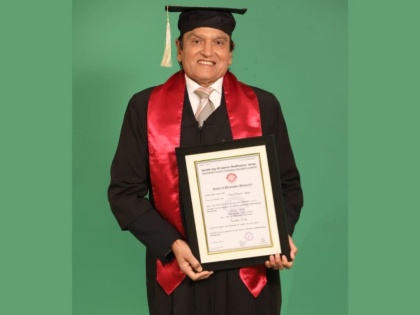 Shri Dinesh Shahra awarded ‘Honorary Doctorate by Chatrapati Shahuji Maharaj, Kanpur University | Shri Dinesh Shahra awarded ‘Honorary Doctorate by Chatrapati Shahuji Maharaj, Kanpur University