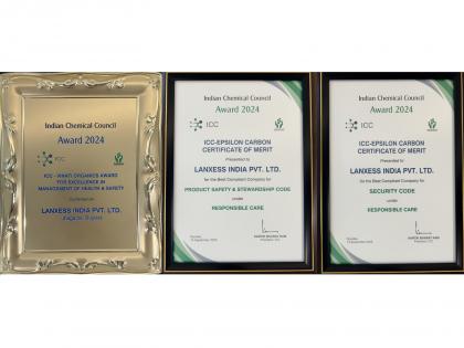 LANXESS India recognized with three prestigious honors by the Indian Chemical Council | LANXESS India recognized with three prestigious honors by the Indian Chemical Council LANXESS India recognized with three prestigious honors by the Indian Chemical Council | LANXESS India recognized with three prestigious honors by the Indian Chemical Council