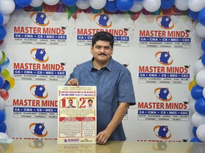 125 students of Masterminds for CA institute achieve All India ranks in CMA Inter, Final exams | 125 students of Masterminds for CA institute achieve All India ranks in CMA Inter, Final exams