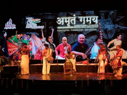 As a part of Azadi Ka Amrit Mahotsav celebrations multiple cities tour, the first event of Amritam Gamaya was held at Ahmedabad | As a part of Azadi Ka Amrit Mahotsav celebrations multiple cities tour, the first event of Amritam Gamaya was held at Ahmedabad