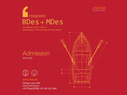 Avani Institute of Design Launches Innovative Five-Year Integrated B.Des + M.Des Dual Degree Program | Avani Institute of Design Launches Innovative Five-Year Integrated B.Des + M.Des Dual Degree Program