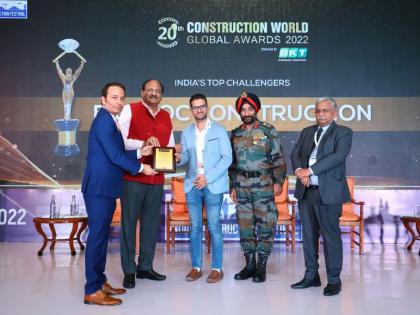 BigBloc Construction Ltd conferred with Top Challengers Award at the 20th Construction World Global Awards 2022 | BigBloc Construction Ltd conferred with Top Challengers Award at the 20th Construction World Global Awards 2022