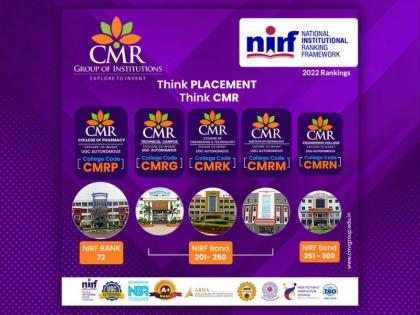CMR Group of Institutions scores well in NIRF Rankings | CMR Group of Institutions scores well in NIRF Rankings