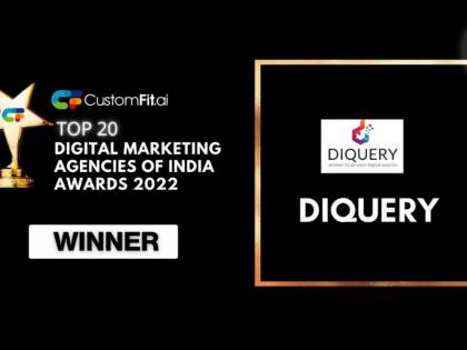Custom Fit.ai Ranks Diquery Digital among Top 20 Digital Marketing Agencies of India | Custom Fit.ai Ranks Diquery Digital among Top 20 Digital Marketing Agencies of India