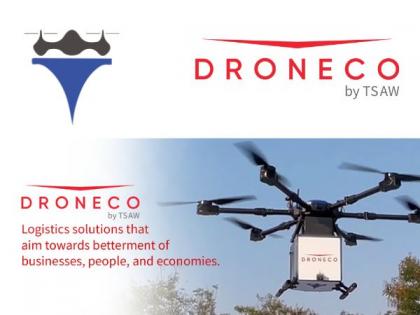 DroneTech Startup TSAW launches its logistics service division DRONECO | DroneTech Startup TSAW launches its logistics service division DRONECO