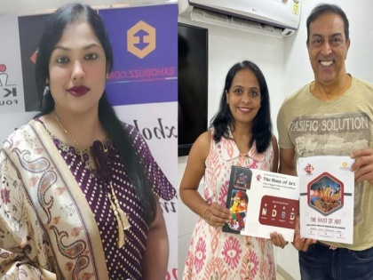 Jyoti Yadav And Bollywood Actor Vindu Dara Singh Comes Together For The Haat Of Art Exhibition | Jyoti Yadav And Bollywood Actor Vindu Dara Singh Comes Together For The Haat Of Art Exhibition