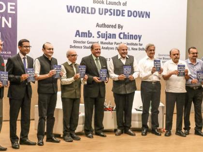 Release of the Book ‘WORLD UPSIDE DOWN’ by the author Ambassador Sujan Chinoy | Release of the Book ‘WORLD UPSIDE DOWN’ by the author Ambassador Sujan Chinoy Release of the Book ‘WORLD UPSIDE DOWN’ by the author Ambassador Sujan Chinoy | Release of the Book ‘WORLD UPSIDE DOWN’ by the author Ambassador Sujan Chinoy