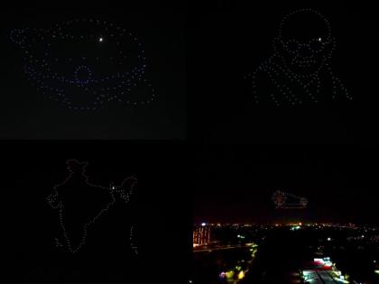 Gujarat Science City celebrated Gandhi Jayanti with a Stunning Drone show and Musical evening   | Gujarat Science City celebrated Gandhi Jayanti with a Stunning Drone show and Musical evening  