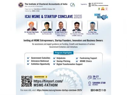ICAI Pioneers Nationwide MSME Empowerment Drive for ‘Viksit Bharat’ | ICAI Pioneers Nationwide MSME Empowerment Drive for ‘Viksit Bharat’