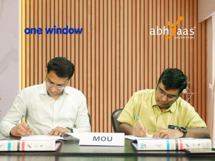 The New Beginnings: Abhyaas Edu Technologies and One Window Sign Strategic MoU to Empower Global Education Aspirants | The New Beginnings: Abhyaas Edu Technologies and One Window Sign Strategic MoU to Empower Global Education Aspirants