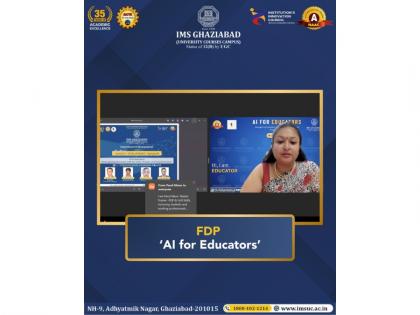 IMS Ghaziabad Concludes Impactful Week-Long FDP on AI for Educators | IMS Ghaziabad Concludes Impactful Week-Long FDP on AI for Educators