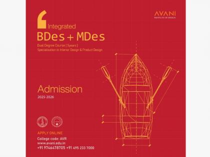 Avani Institute of Design Launches Innovative Five-Year Integrated B.Des + M.Des Dual Degree Program | Avani Institute of Design Launches Innovative Five-Year Integrated B.Des + M.Des Dual Degree Program Avani Institute of Design Launches Innovative Five-Year Integrated B.Des + M.Des Dual Degree Program | Avani Institute of Design Launches Innovative Five-Year Integrated B.Des + M.Des Dual Degree Program