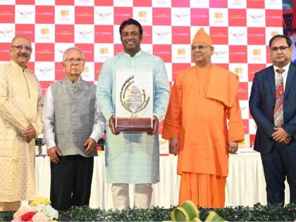 Shri Leander Paes was conferred with the prestigious P.C. Chandra Puraskaar 2025 | Shri Leander Paes was conferred with the prestigious P.C. Chandra Puraskaar 2025 Shri Leander Paes was conferred with the prestigious P.C. Chandra Puraskaar 2025 | Shri Leander Paes was conferred with the prestigious P.C. Chandra Puraskaar 2025