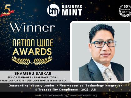 Contribution to Pharmaceutical World: Mr. Shambhu Sarkar was awarded as Outstanding Industry Leader by Business Mint Nationwide Awards | Contribution to Pharmaceutical World: Mr. Shambhu Sarkar was awarded as Outstanding Industry Leader by Business Mint Nationwide Awards Contribution to Pharmaceutical World: Mr. Shambhu Sarkar was awarded as Outstanding Industry Leader by Business Mint Nationwide Awards | Contribution to Pharmaceutical World: Mr. Shambhu Sarkar was awarded as Outstanding Industry Leader by Business Mint Nationwide Awards
