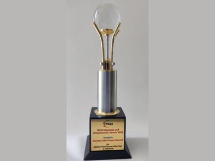 LANXESS India wins the Digitech Front Runner of the year FICCI Award 2022 | LANXESS India wins the Digitech Front Runner of the year FICCI Award 2022
