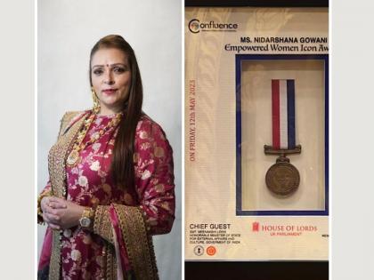 Nidarshana Gowani Receives Empowered Women Icon Award at House of Lords | Nidarshana Gowani Receives Empowered Women Icon Award at House of Lords Nidarshana Gowani Receives Empowered Women Icon Award at House of Lords | Nidarshana Gowani Receives Empowered Women Icon Award at House of Lords