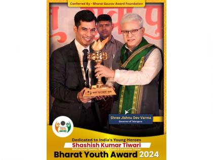 Shashish Kumar Tiwari, India’s Celebrated Motivational Speaker, Honoured with Bharat Youth Award 2024 | Shashish Kumar Tiwari, India’s Celebrated Motivational Speaker, Honoured with Bharat Youth Award 2024