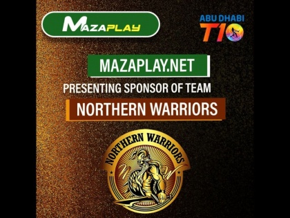 Mazaplay.net has been awarded as the presenting sponsor of team Northern Warriors for Abu Dhabi T10 league 2022 season 6 | Mazaplay.net has been awarded as the presenting sponsor of team Northern Warriors for Abu Dhabi T10 league 2022 season 6