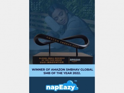 UUO Innovation’s NapEazy wins the coveted Amazon Smbhav Award | UUO Innovation’s NapEazy wins the coveted Amazon Smbhav Award